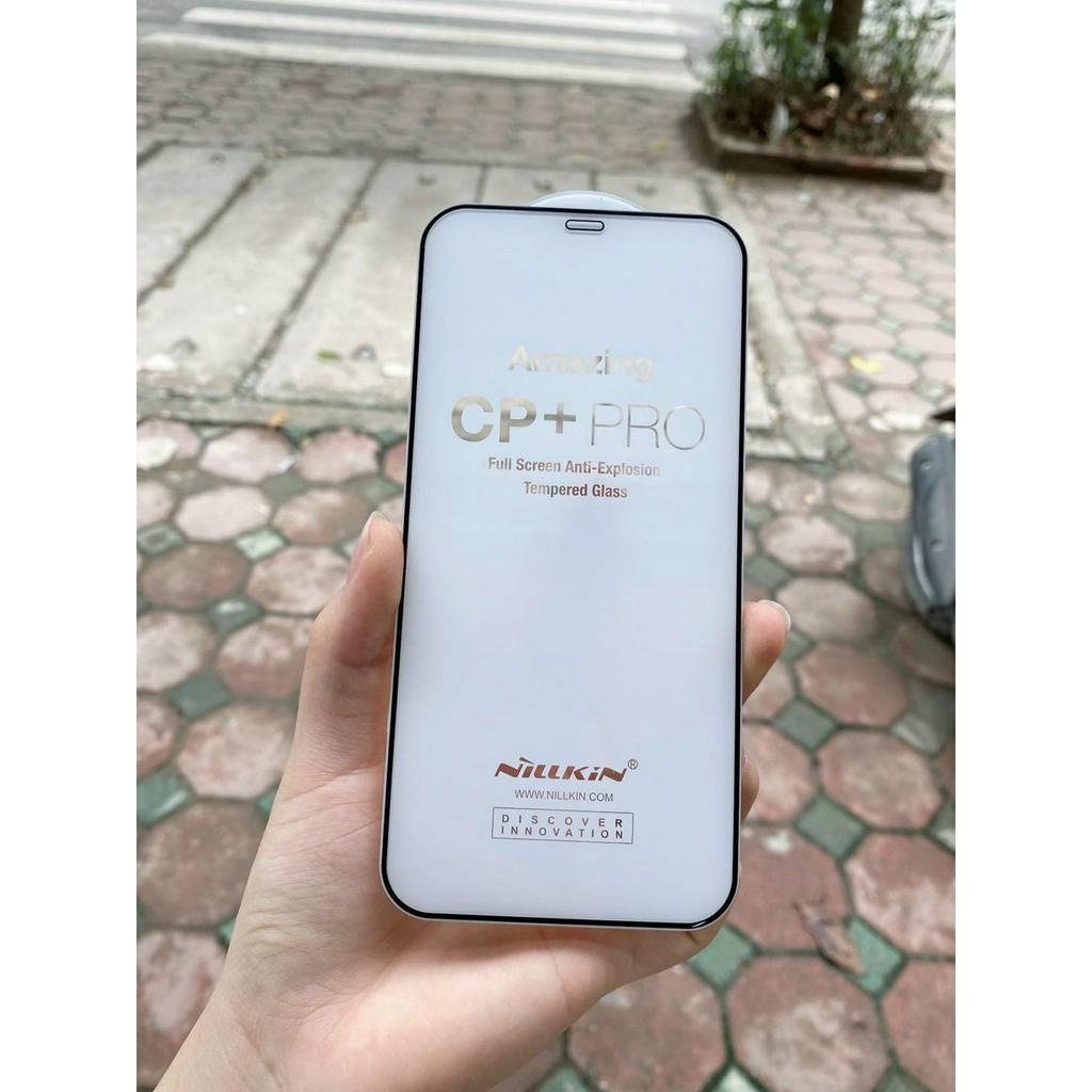 Kính cường lực iPhone 14/ 14 Plus/ 14 Pro/ 14 Pro Max/ 13 Pro Max/ 12 Pro Max 11 Full màn hình CP+PRO Nillkin chính hãng