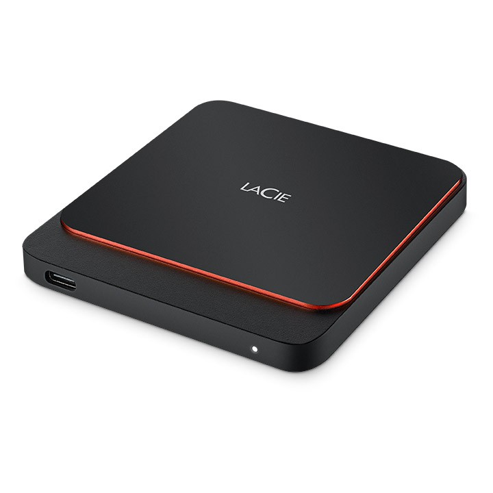 Ổ Cứng Di Động SSD Lacie Portable USB-C + Rescue "Gói cứu dữ liệu"