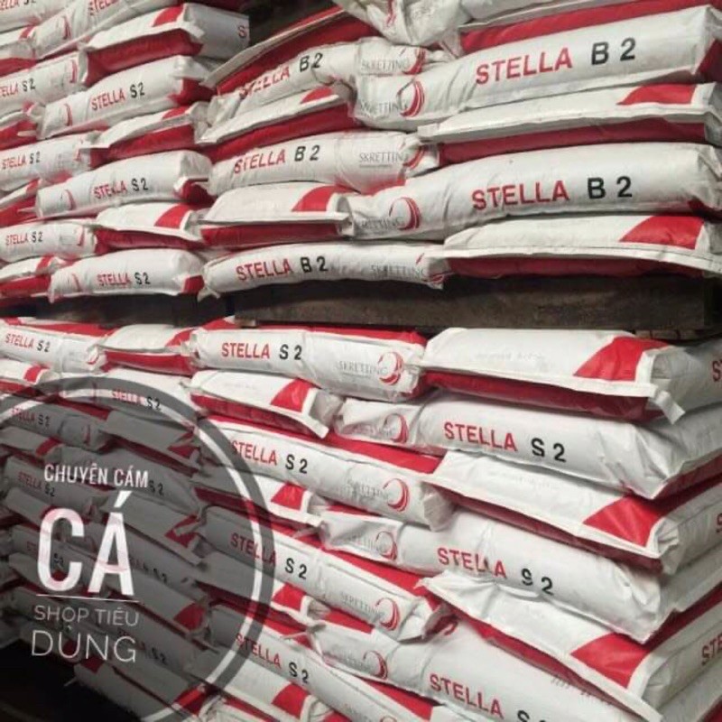 Cám STELLA 40% Đạm Nổi Cho Cá Koi, Cá Lóc cá diêu hồng cá rô phi cá chép mè cá trê Cám stella 11kg