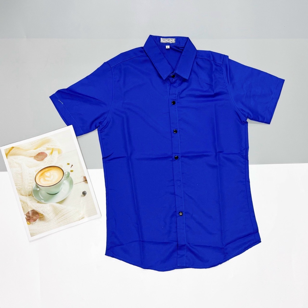 (HCM) Áo sơ mi nam ngắn tay THỜI Trang Hàn Quốc Siêu Hot - Phong Cách Luxury đẳng cấp cho các bạn trẻ MỚI NHẤT THỊ TRƯỜN