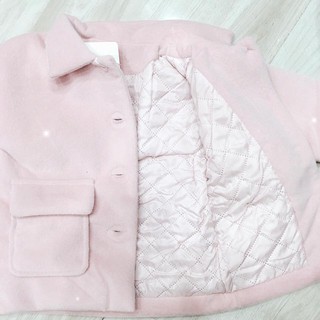 Áo dạ hồng baby