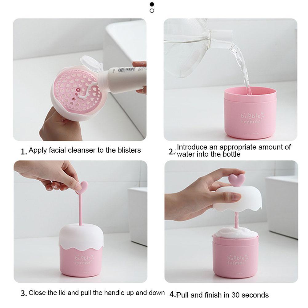 Bình Đựng Sữa Rửa Mặt Tạo Bọt I3C0 Thiết Kế Nhỏ Gọn