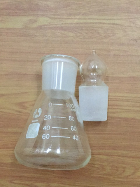 Bình tam giác nút mài 100ml