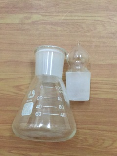 Bình tam giác nút mài 100ml