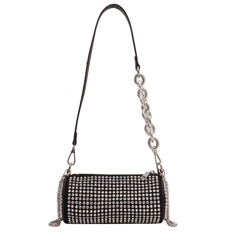 Ielgy Túi Nhỏ Thiết Kế Kiểu Pháp Đính Kim Cương Sáng Bóng Cho Nữ