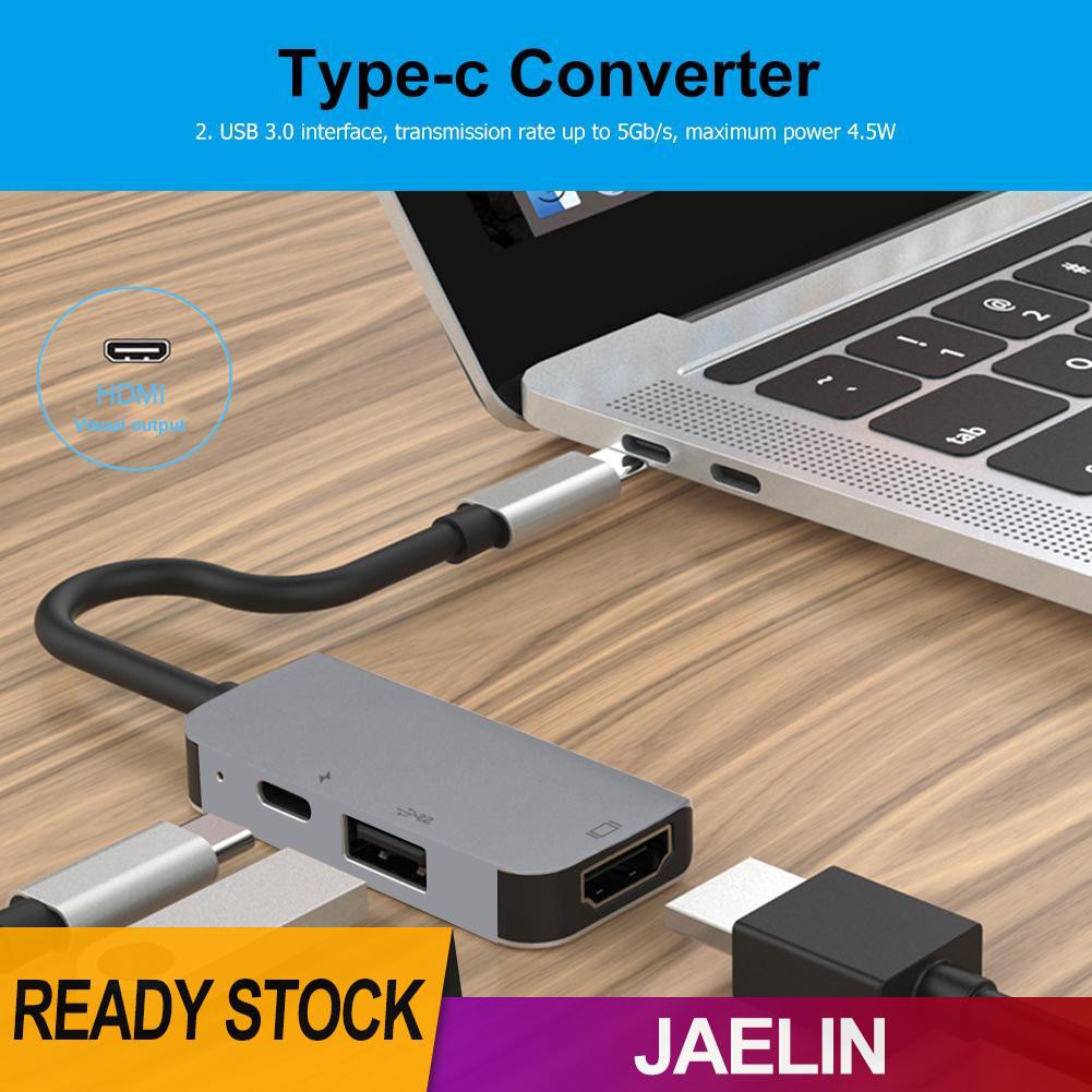 Bộ Chuyển Đổi 3 Trong 1 4k Hdmi-Compatible Usb 3.0 Pd