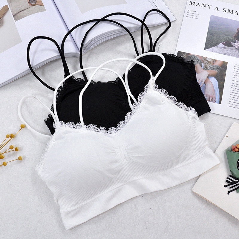 Charming lace sport bra for women