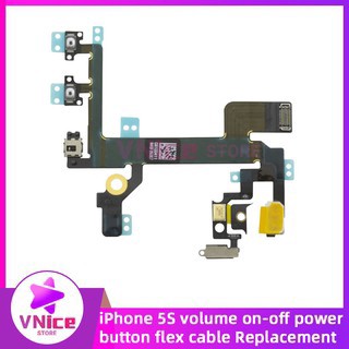 ✱Cáp nút âm lượng và bật / tắt nguồn chuyên dụng thay thế cho điện thoại iPhone 5 6 s Plus 7 8 X