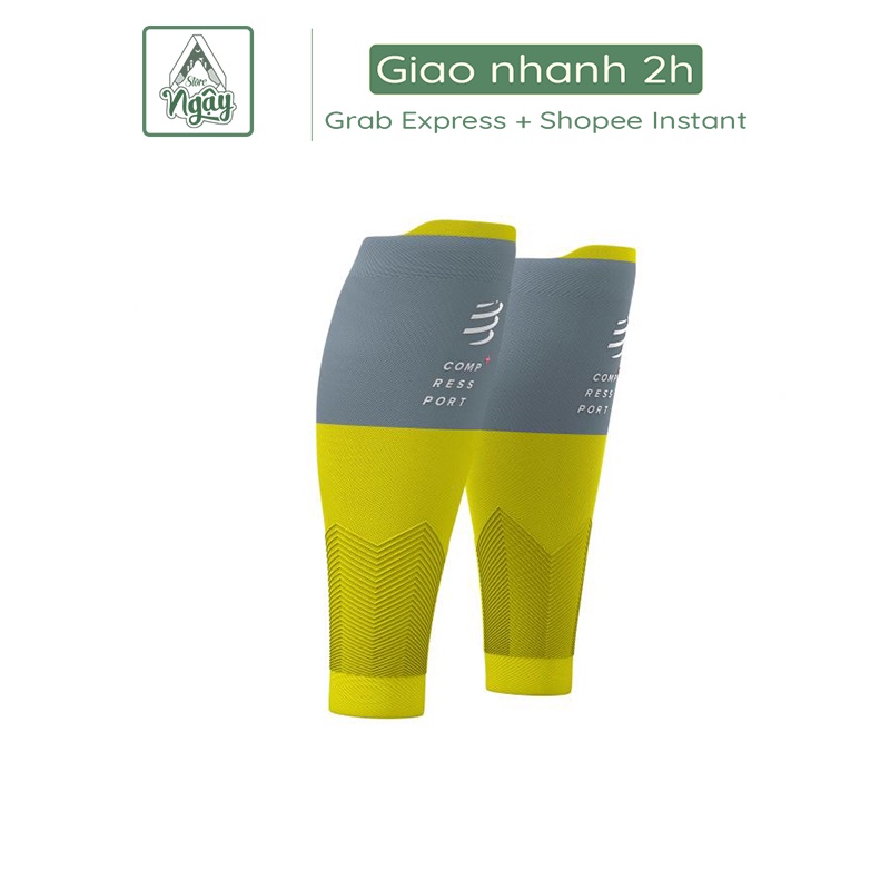 BÓ ỐNG CHÂN COMPRESSPORT CALF SLEEVES R2V2 MỚI NHẤT, NHIỀU MÀU NHẤT
