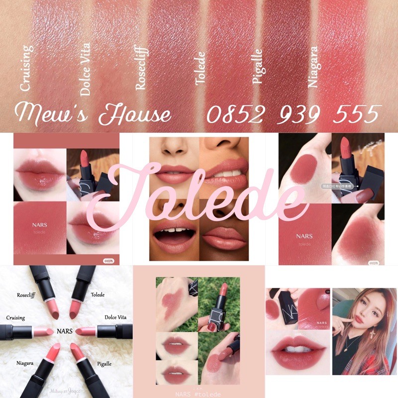 Son thỏi 𝓝 𝓐 𝓡 𝓢 Lipstick Rouge A Levres