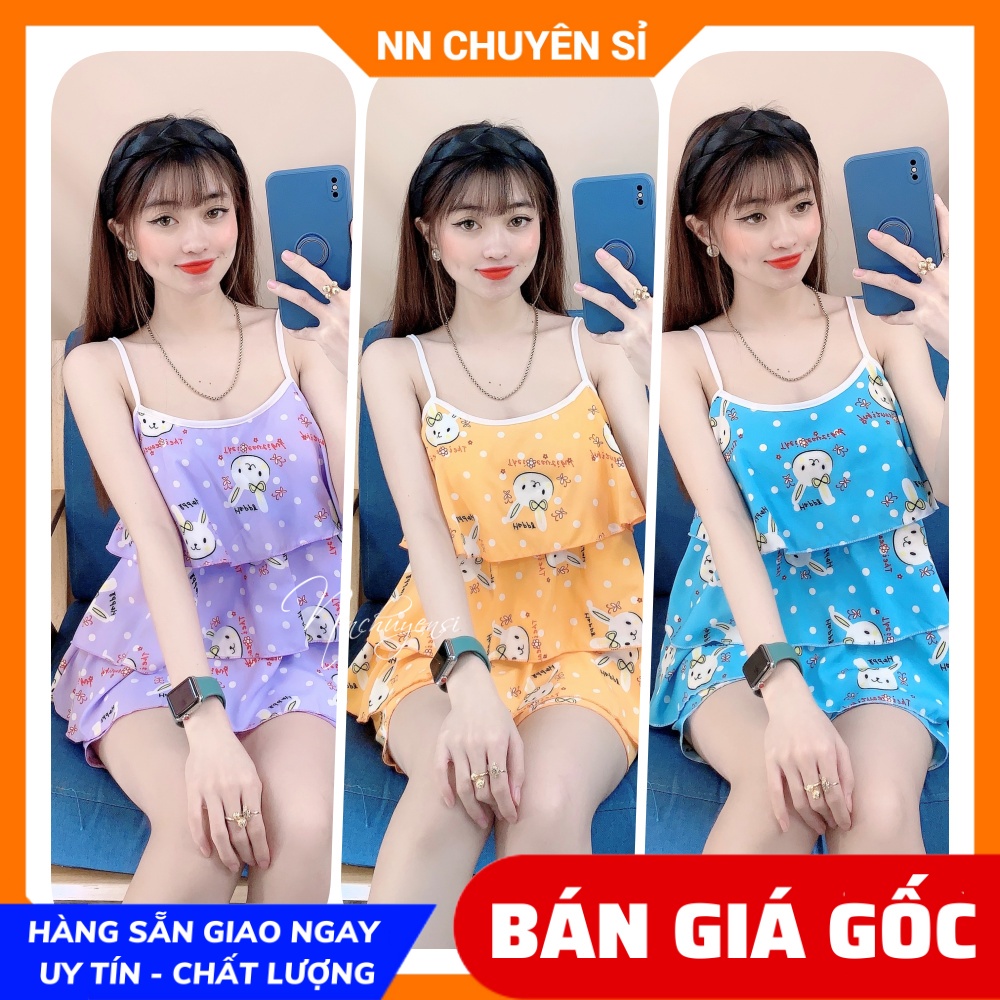 Đồ bộ nữ mặc nhà chất kate mềm in hình hoạt hình dễ thương BKT232 BKT233 BKT234