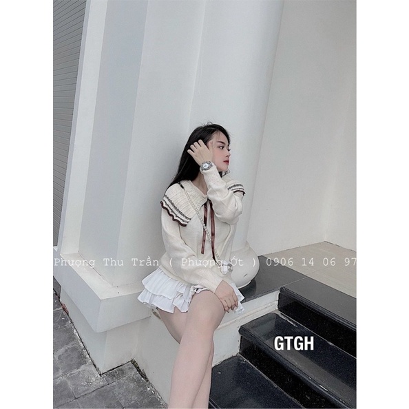 Áo len cổ sen hàng Qc cao cấp
