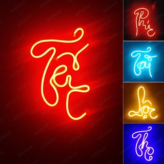 Đèn led chữ Tết, Lộc, Phúc, Tài, Thọ trang trí Tết