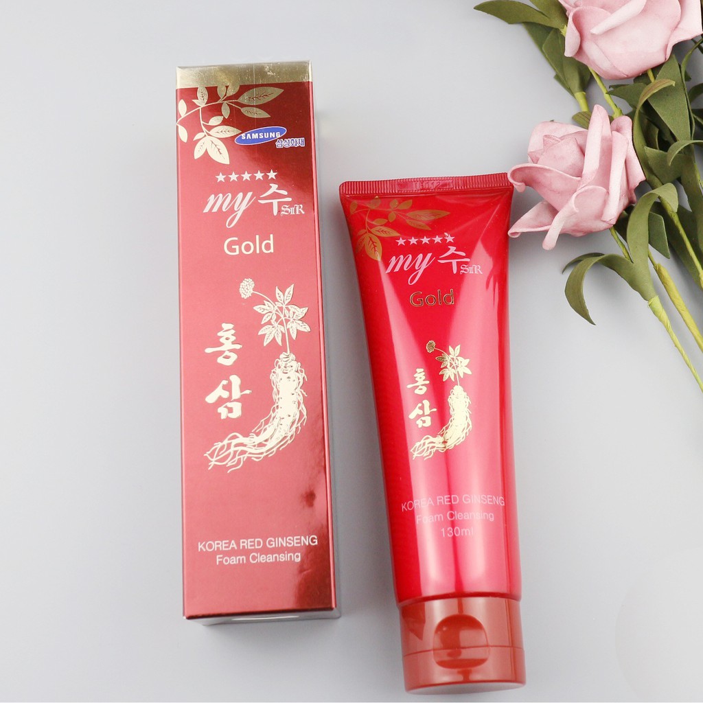 Sữa Rửa Mặt My Gold Hồng Sâm Hàn Quốc 130ml