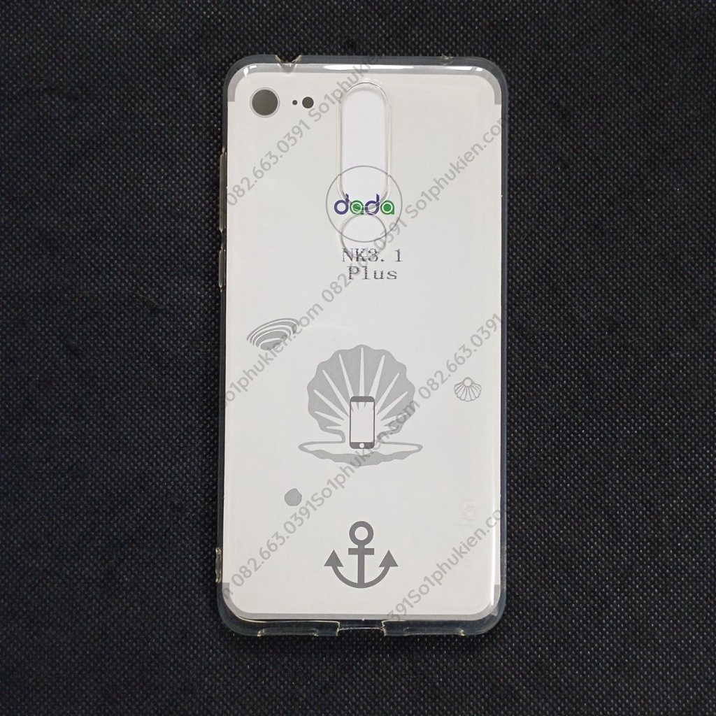 Ốp lưng Nokia 3.1+ (3.1 plus) / x3 dẻo trong suốt siêu đẹp