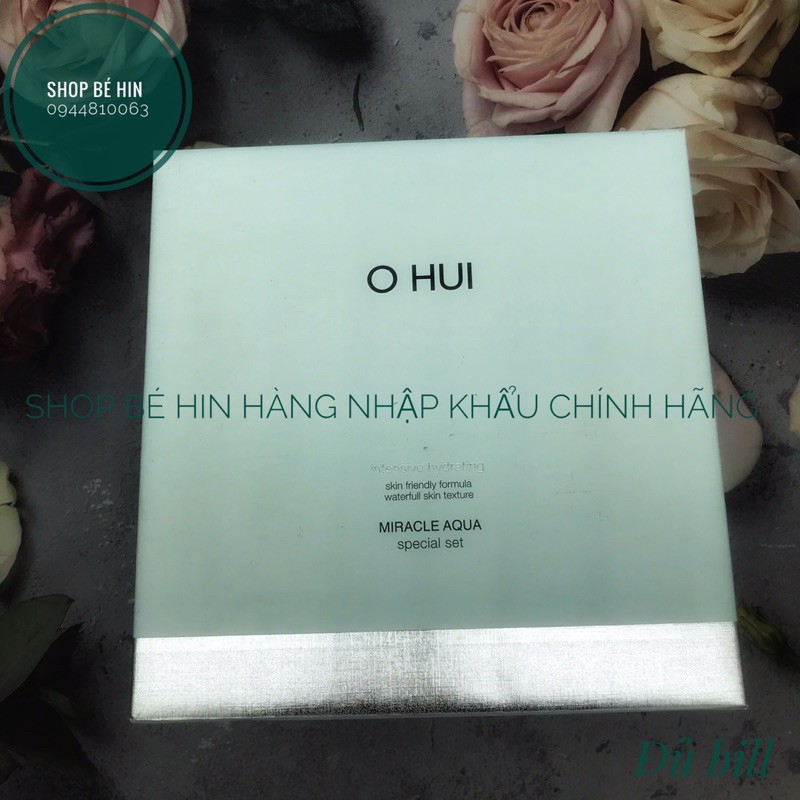 (Đủ bill Hàn) Bộ dưỡng da Ohui dưỡng ẩm se khít lỗ chân lông