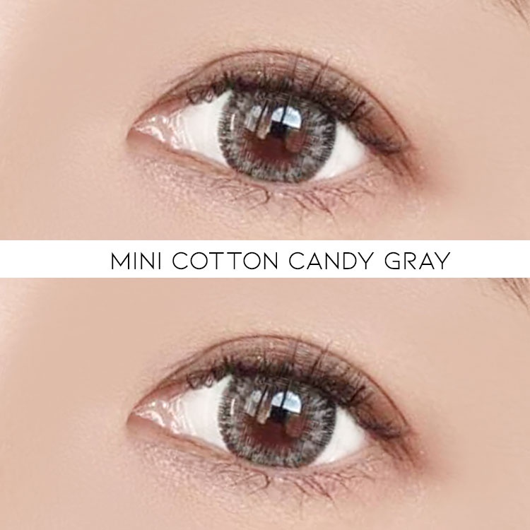 Lens Mắt Cận Xám Cotton Candy Gray - Lens cận từ 0 - 10 độ