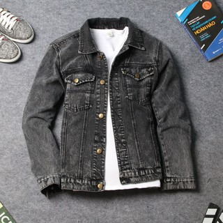 Áo khoác JEANS nam NTA359 áo khoác denim nam màu xám phong cách cổ điển