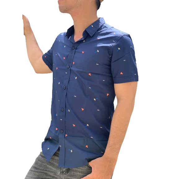 Áo sơ mi nam kẻ sọc ngăn tay | BigBuy360 - bigbuy360.vn