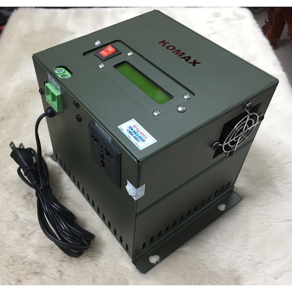 Kích điện và sạc ắc quy Sine chuẩn komax kd12 1500va