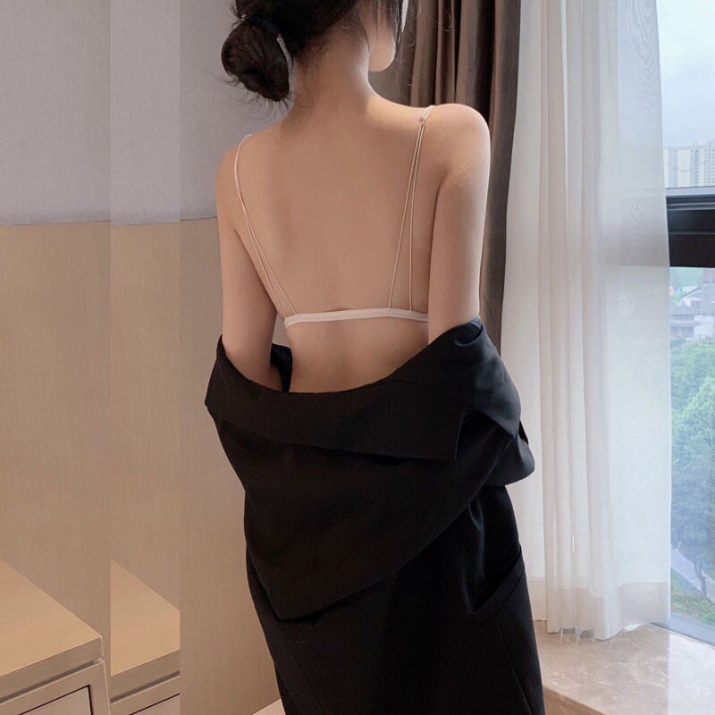 Áo Lót Bra - Áo Ngực Bra Cotton Cài Trước 2 Dây Sợi Mảnh Mút Mỏng Mặc Thoải Mái 2099