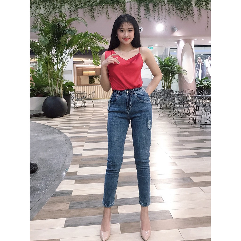 B7486 quần baggy tôn dáng