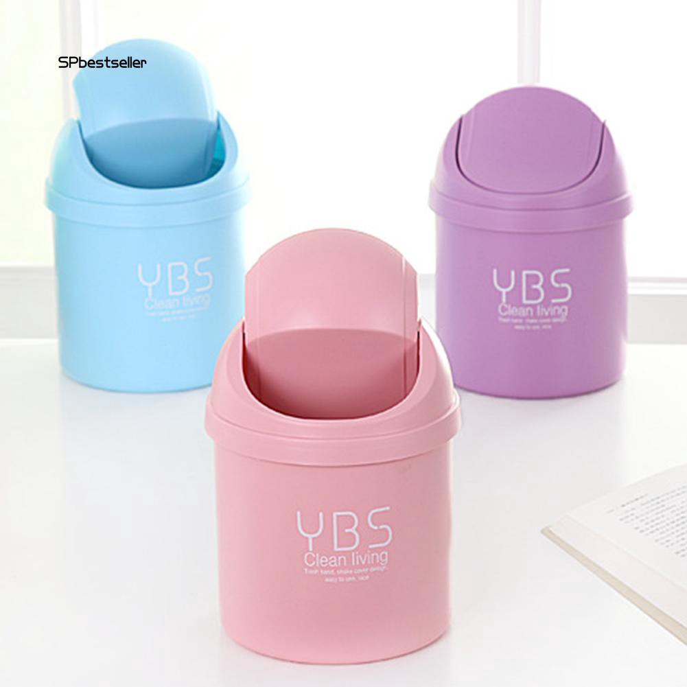 Thùng rác mini để bàn kiểu dáng sáng tạo cho phòng khách/ bàn làm việc