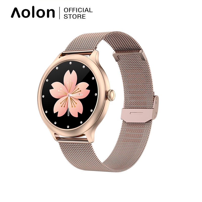 Đồng hồ thông minh Aolon DK19 màn hình tròn IP68 theo dõi nhịp tim oxy trong máu phù hợp chơi thể thao