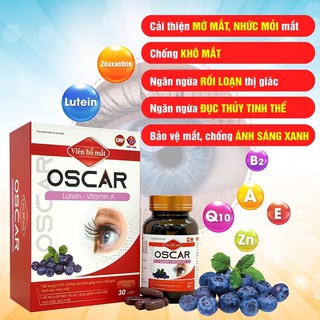 VIÊN UỐNG BỔ MẮT,TĂNG CƯỜNG THỊ LỰC CHO MẮT OSCAR