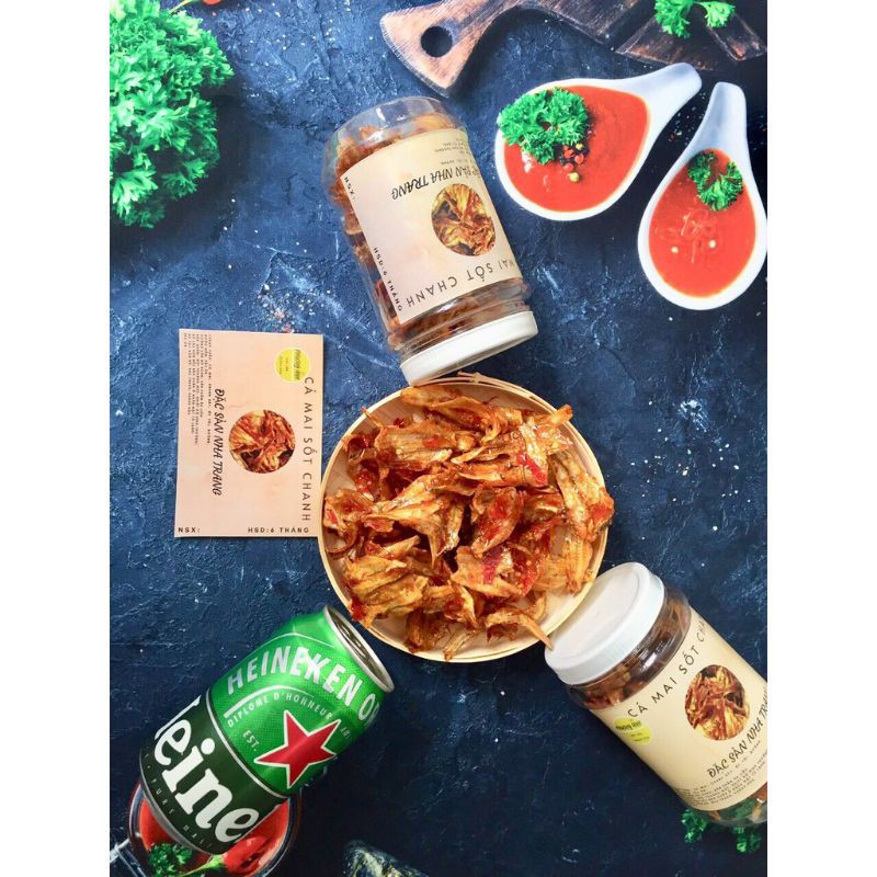 200gr cá mai sốt chanh