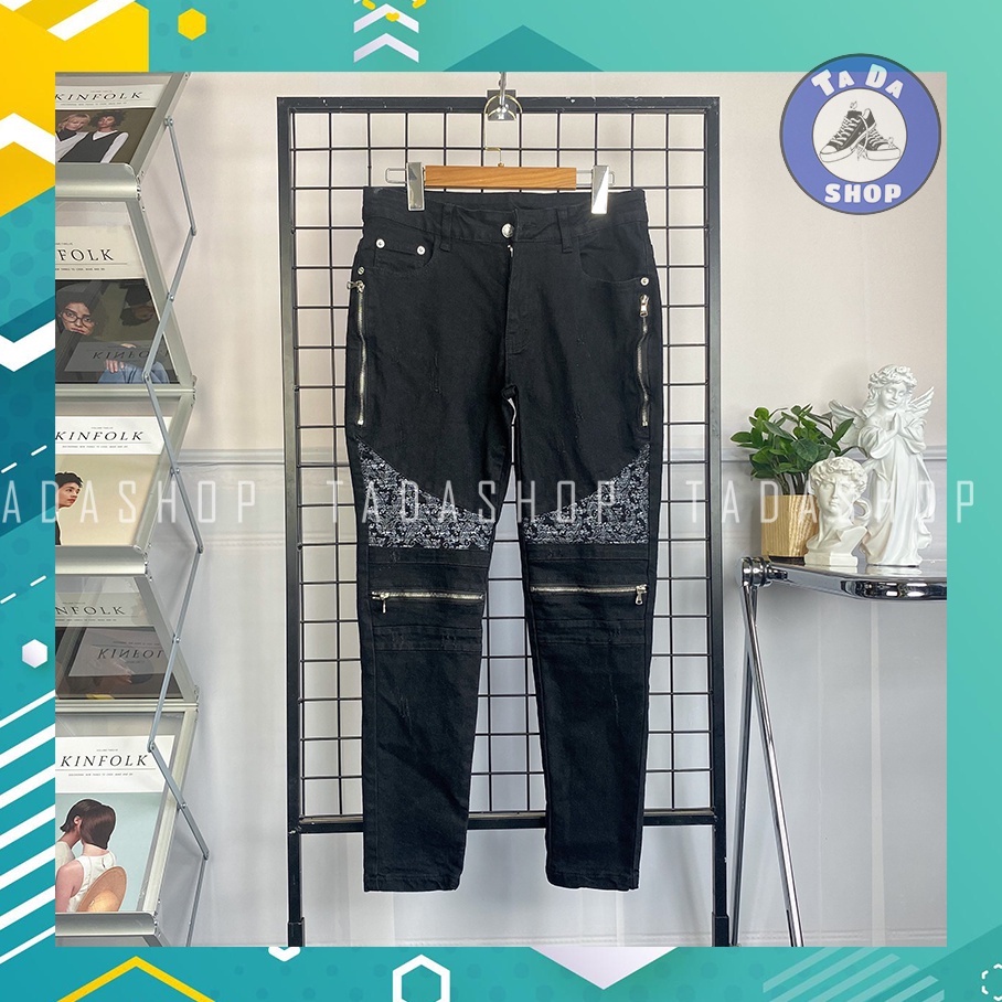 Quần jeans BATMAN đen cao cấp