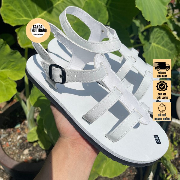 Giày sandal đi học nữ nam SANDALTHOITRANG Dép quai hậu học sinh giá rẻ