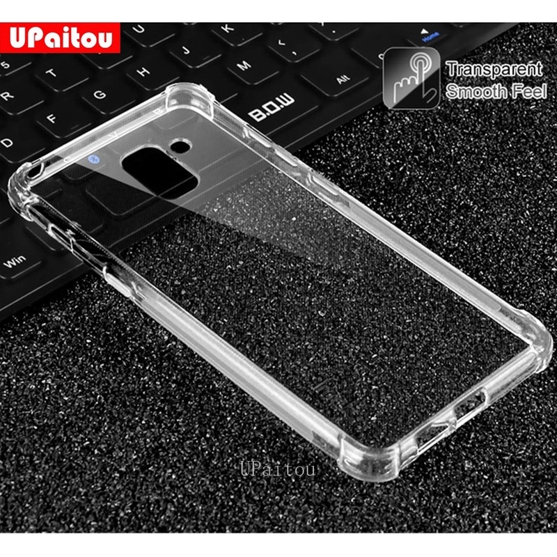 Clear Casing Samsung Galaxy M51 A21s A51 A71 A20s A50 A6 A8 Plus J4 J6 J8 2018 Ốp lưng nhựa trong suốt siêu mỏng