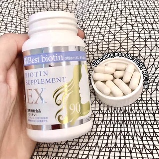 Viên uống mọc tóc Best Biotin Supplement EX Nhật Bản 90 viên
