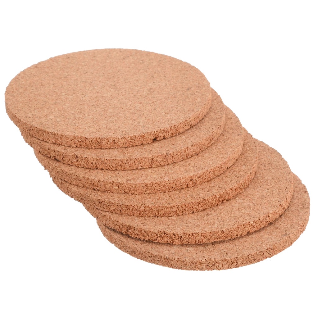 Đế Lót Ly Hình Tròn Bằng Gỗ Tổng Hợp Mềm Mại Chống Trượt Trang Trí Tiệc Cưới / Gia Đình / Cà Phê