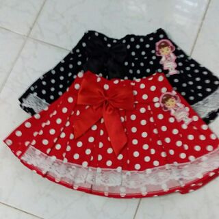 Chân váy bi và sọc caro cho bé gái 17-30kg