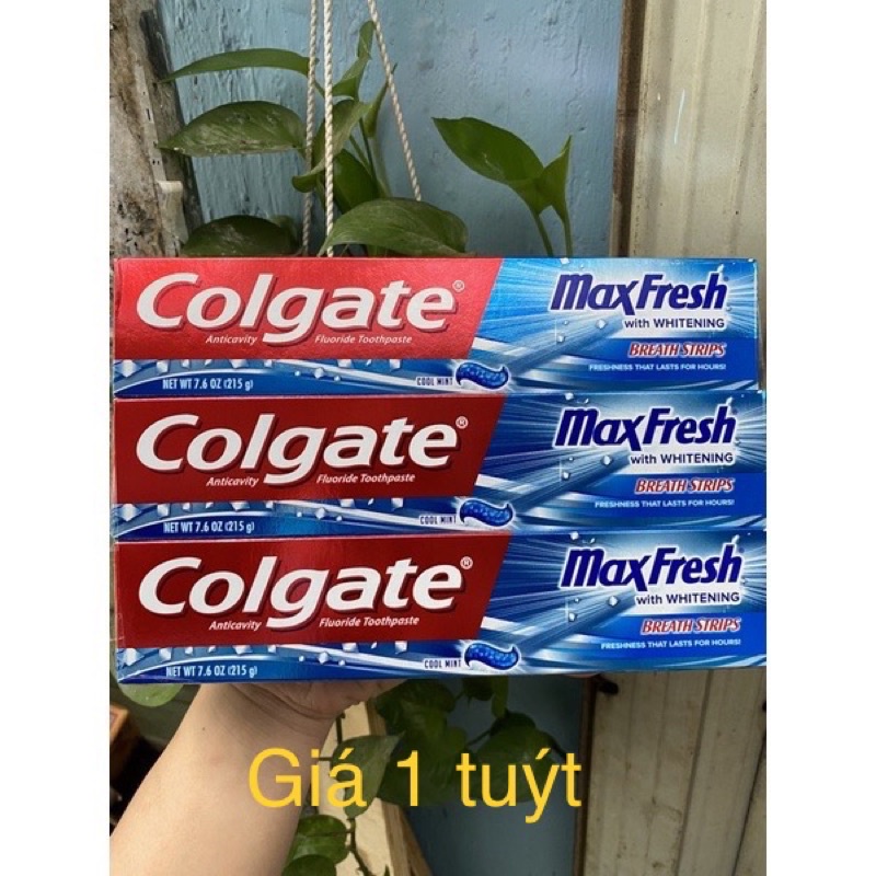 Kem đánh răng COLGATE Maxfresh trắng răng 206g Hàng Mỹ