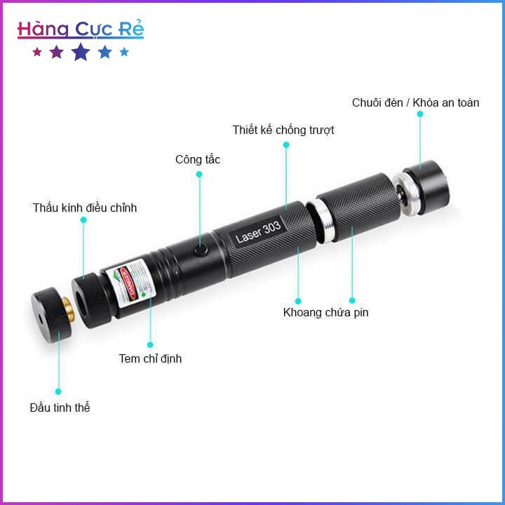 Đèn Laser xài pin sạc chiếu xa nhiều hình 🔵Freeship🔵 Bút trình slide, con trỏ laze nhỏ gọn - Shop Hàng Cực Rẻ