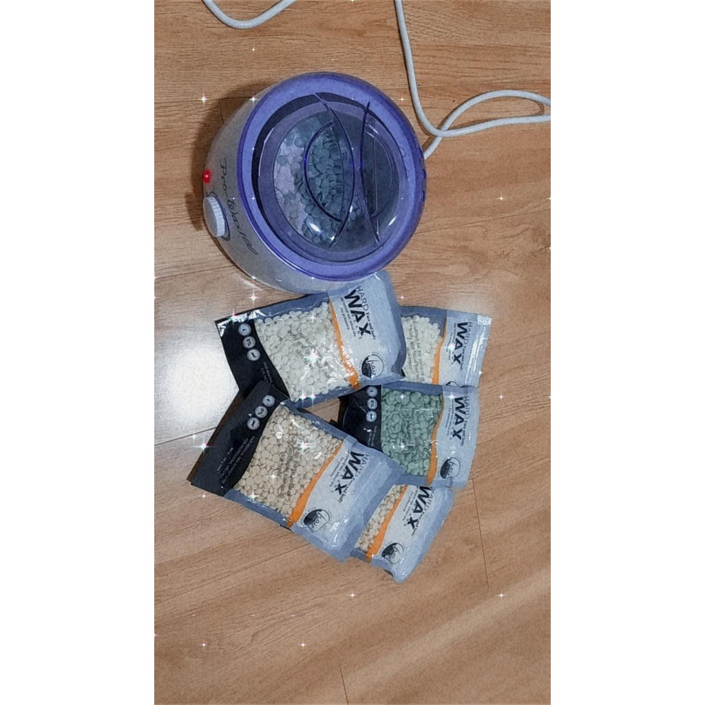 SÁP WAX LÔNG NÓNG HẠT ĐẬU HARD WAX BEAN 100g  Cao Cấp Professional High End Waxing Brand 100g Tặng KÈM QUE WAX GỖ | BigBuy360 - bigbuy360.vn