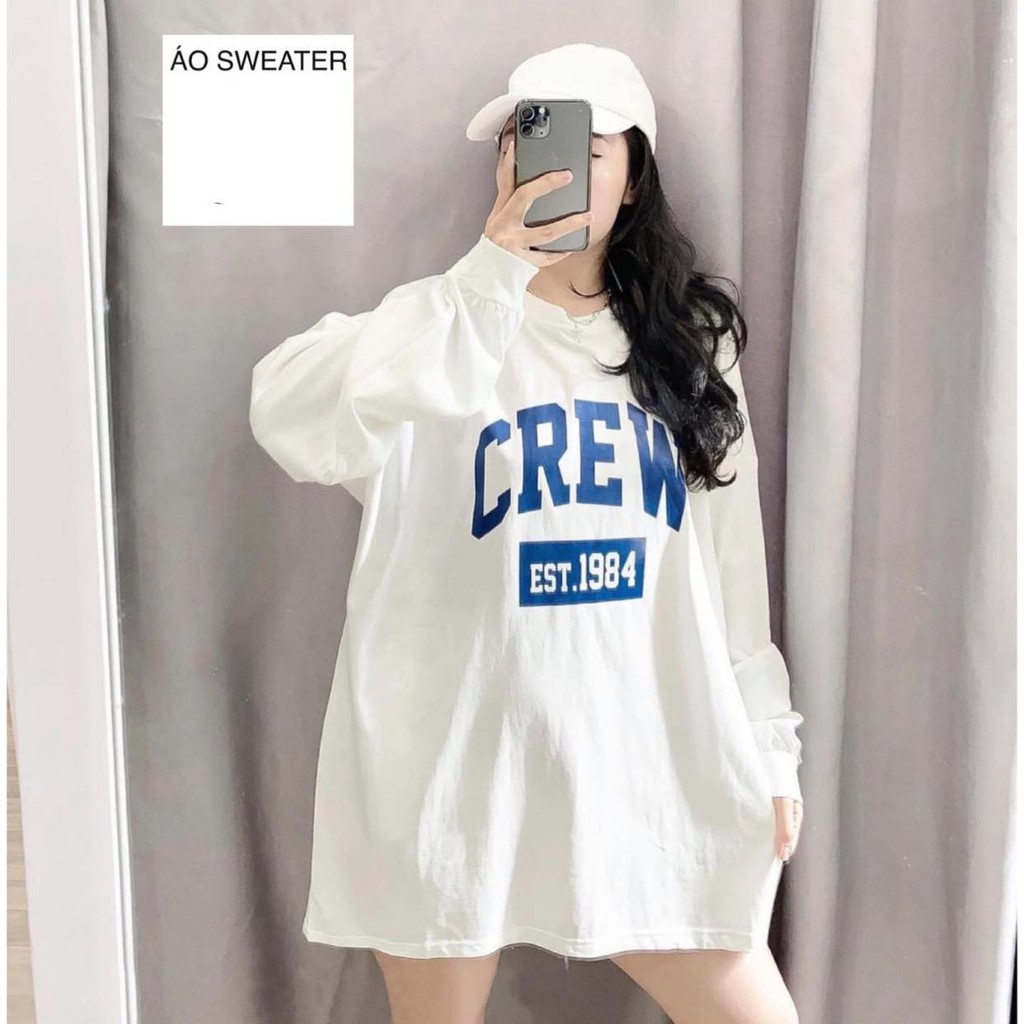 A021 Áo thun dài tay hè thu đông drew dáng rộng nam nữ, áo phông đen trắng Unisex form to cổ tròn tay bo trẻ trung