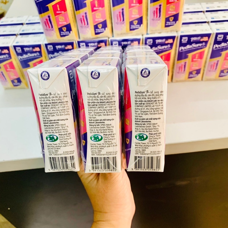 Sữa Pediasure nước pha sẵn hộp 110ml date 3/2023