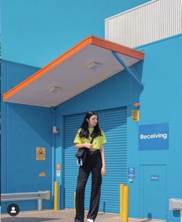 Áo croptop spacebae neon