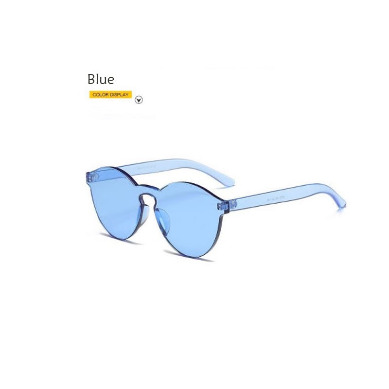 Europe Fashion Trends Frameless Sunglasses Transparent Couples 12 colors