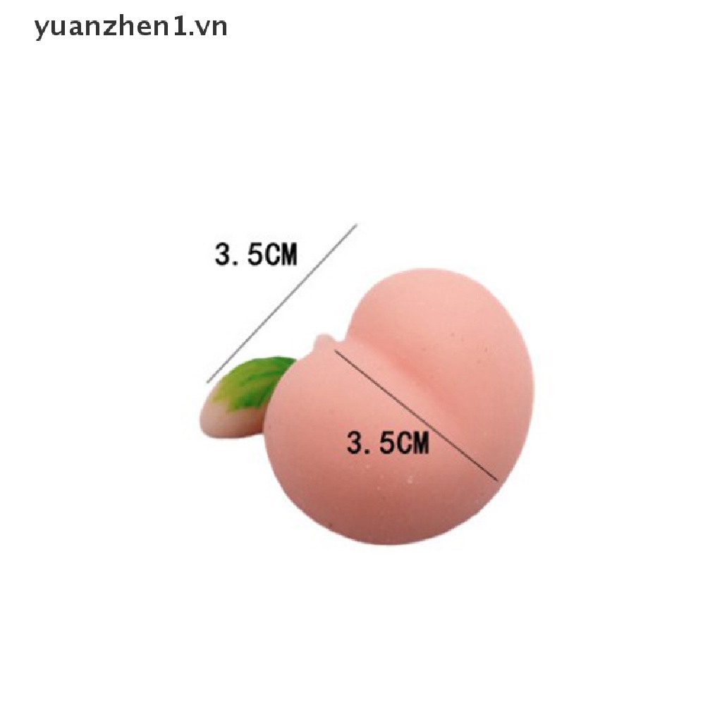 Đồ Chơi Mềm Dẻo Giảm Stress Hình Dáng Quả Đào Xinh Xắn