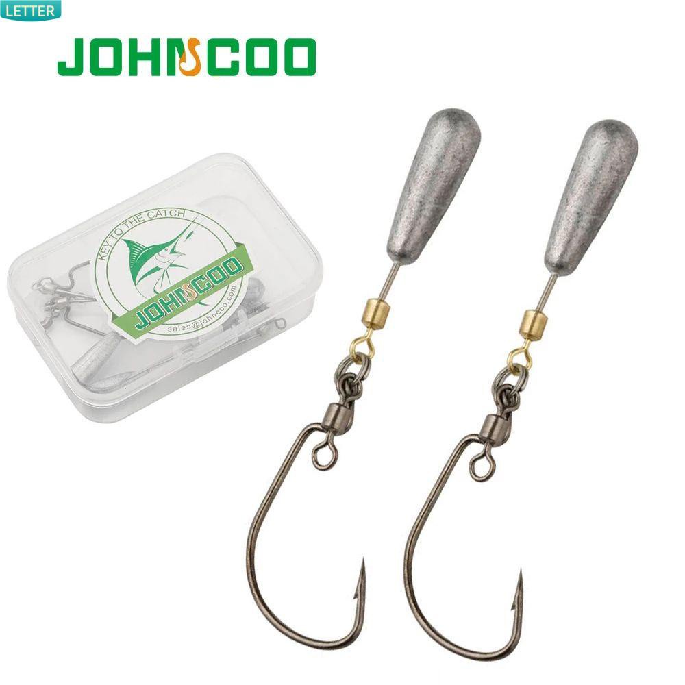 Set 5 Móc Câu Cá 3g-12g Bằng Thép Carbon Chất Lượng Cao