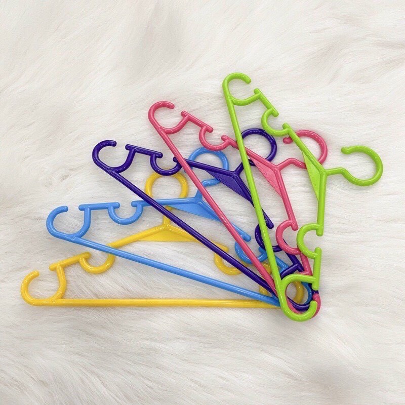 Set 5 móc trẻ em sắc màu