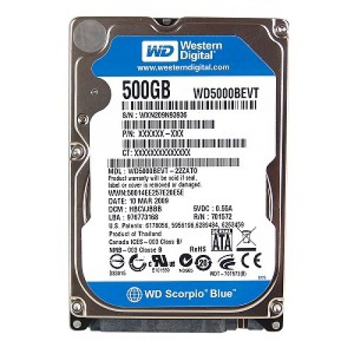 Ổ Cứng Laptop 500GB / SATA / 2.5 inch - Bảo hành 12 tháng 1 đổi 1 | WebRaoVat - webraovat.net.vn