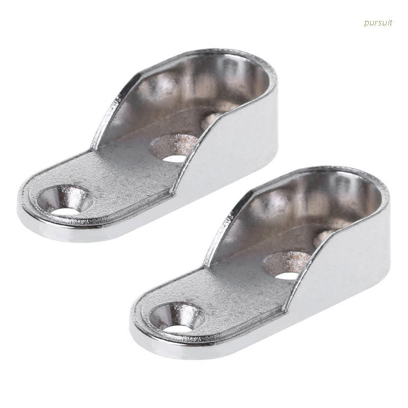 Bộ 2 cái giá đỡ ống gắn móc treo quần áo đặt trong tủ đồ dày