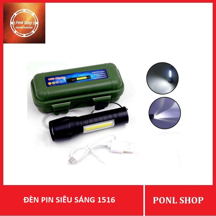 ĐÈN PIN MINI SẠC NHANH 1A NHỎ GỌN SIÊU SÁNG CT099