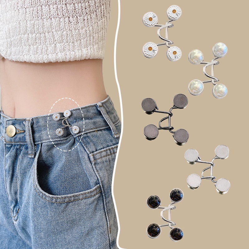 Dụng cụ khóa lưng quần jean có thể điều chỉnh và tháo rời tiện dụng